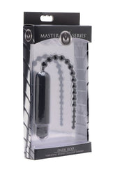 Dark Rod Vibrating Beaded Silicone Sound Penis Plugs